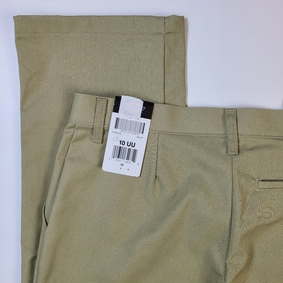 Dickies Pants Khaki Straight Leg for Women, Size 10 - Picture 12 of 13
